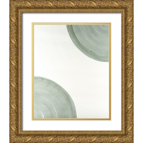 Get Going II Gold Ornate Wood Framed Art Print with Double Matting by Lam, Vanna