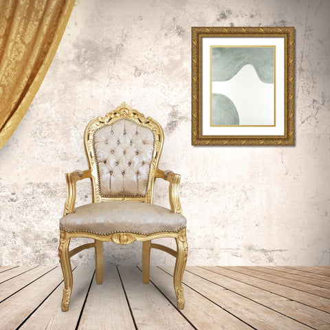 Get Going IV Gold Ornate Wood Framed Art Print with Double Matting by Lam, Vanna