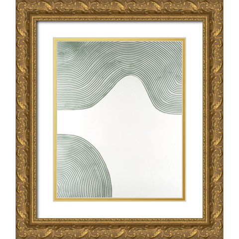 Get Going IV Gold Ornate Wood Framed Art Print with Double Matting by Lam, Vanna