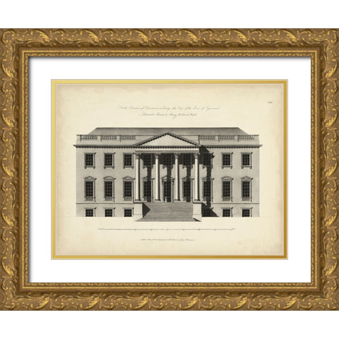 Richardson Architecture II Gold Ornate Wood Framed Art Print with Double Matting by Richardson, George