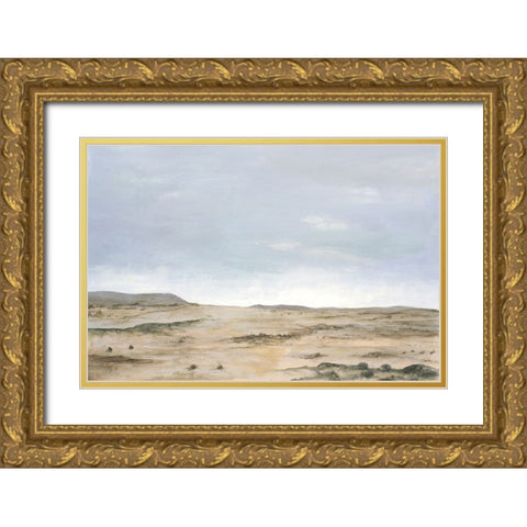 Arid Vista I Gold Ornate Wood Framed Art Print with Double Matting by Willett, Michael