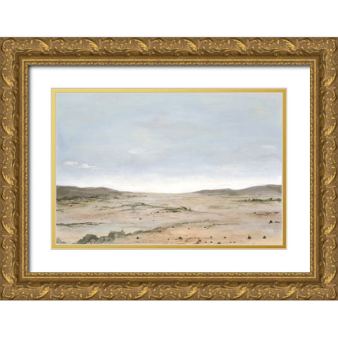 Arid Vista II Gold Ornate Wood Framed Art Print with Double Matting by Willett, Michael