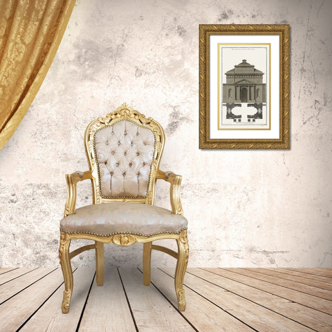 Buildings And Facades III Gold Ornate Wood Framed Art Print with Double Matting by Vision Studio