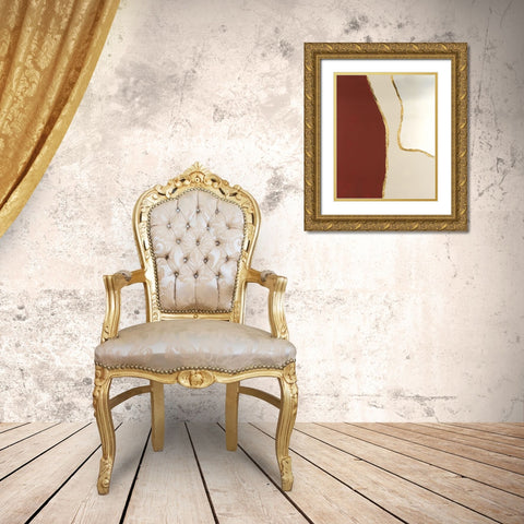 Allspice I Gold Ornate Wood Framed Art Print with Double Matting by Lam, Vanna