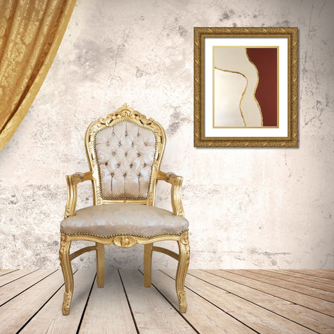 Allspice II Gold Ornate Wood Framed Art Print with Double Matting by Lam, Vanna