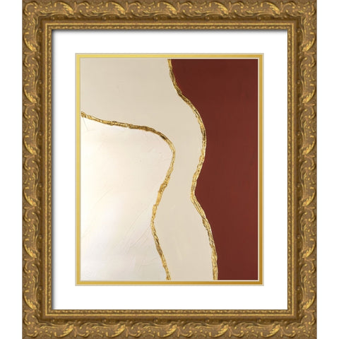 Allspice II Gold Ornate Wood Framed Art Print with Double Matting by Lam, Vanna