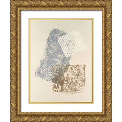 Embellished Scrim I Gold Ornate Wood Framed Art Print with Double Matting by Lam, Vanna