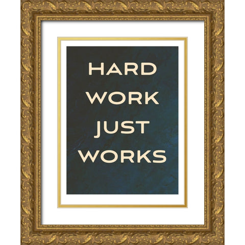 Bro-Inspo I Gold Ornate Wood Framed Art Print with Double Matting by Green, Jacob