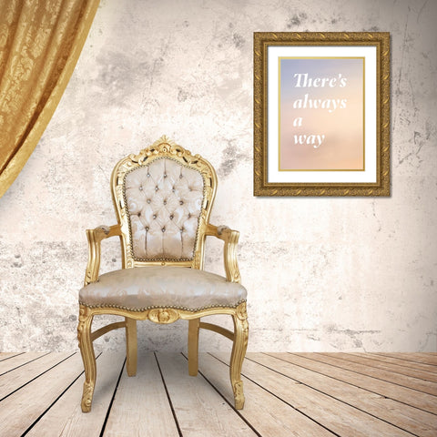 Bro-Inspo IV Gold Ornate Wood Framed Art Print with Double Matting by Green, Jacob