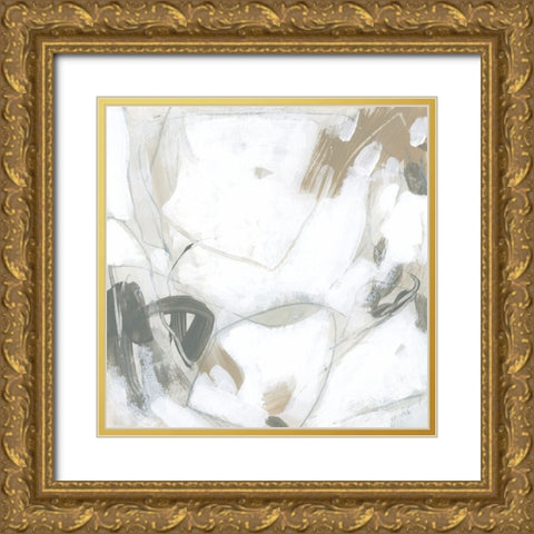 Neuron Web IV Gold Ornate Wood Framed Art Print with Double Matting by Vess, June Erica