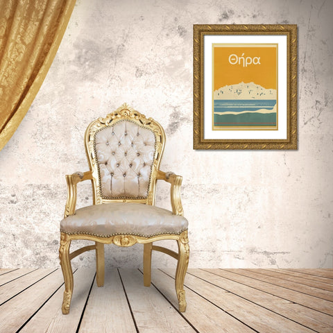 Summer Abroad III Gold Ornate Wood Framed Art Print with Double Matting by Green, Jacob