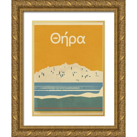 Summer Abroad III Gold Ornate Wood Framed Art Print with Double Matting by Green, Jacob