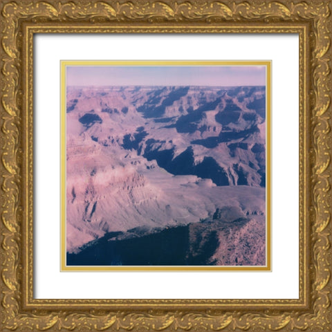 Grand Canyon Vista I Gold Ornate Wood Framed Art Print with Double Matting by Green, Jacob