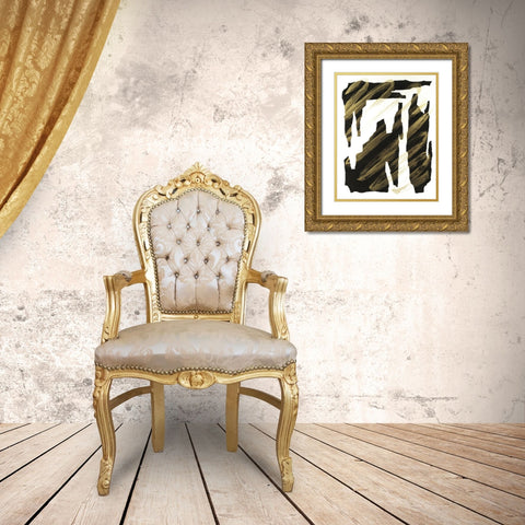 Onyx Obelisks IV Gold Ornate Wood Framed Art Print with Double Matting by Willett, Michael