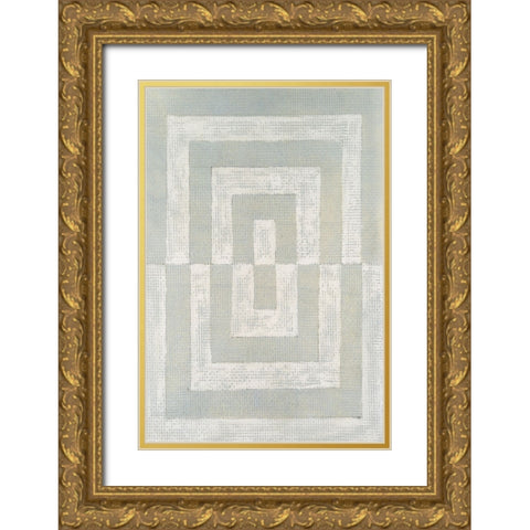 Inner Hall II Gold Ornate Wood Framed Art Print with Double Matting by Lam, Vanna
