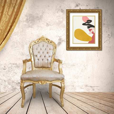Bright Boy I Gold Ornate Wood Framed Art Print with Double Matting by Green, Jacob