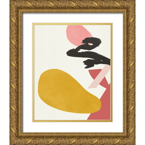 Bright Boy I Gold Ornate Wood Framed Art Print with Double Matting by Green, Jacob