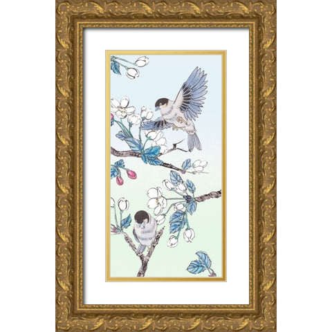 Whispers of Spring VI Gold Ornate Wood Framed Art Print with Double Matting by Wang, Melissa