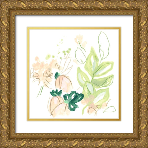 Tropical Inspiration I Gold Ornate Wood Framed Art Print with Double Matting by Vess, June Erica