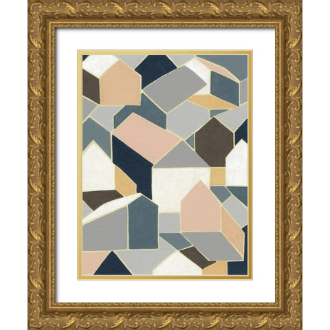 Dream House I Gold Ornate Wood Framed Art Print with Double Matting by Galapon, Nikki