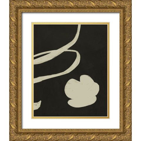 Neutral Spring I Gold Ornate Wood Framed Art Print with Double Matting by Green, Jacob