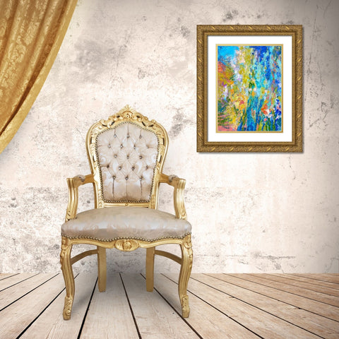 Fledgling I Gold Ornate Wood Framed Art Print with Double Matting by Fagan, Dorothy