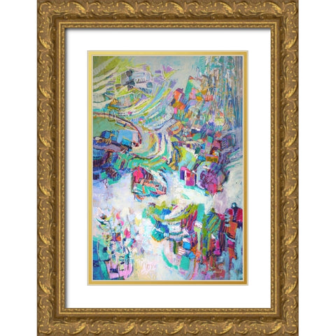 Gathering up the Goddess II Gold Ornate Wood Framed Art Print with Double Matting by Fagan, Dorothy