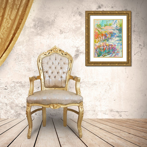 Heavenly Day II Gold Ornate Wood Framed Art Print with Double Matting by Fagan, Dorothy