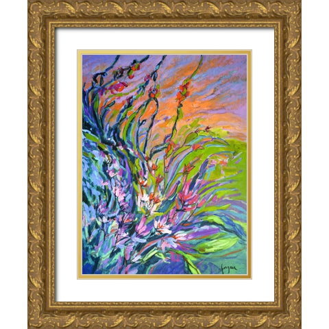 Unfettered Desires I Gold Ornate Wood Framed Art Print with Double Matting by Fagan, Dorothy