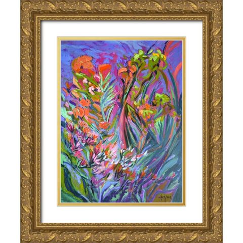 Unfettered Desires II Gold Ornate Wood Framed Art Print with Double Matting by Fagan, Dorothy