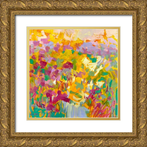 Sundance Field I Gold Ornate Wood Framed Art Print with Double Matting by Fagan, Dorothy