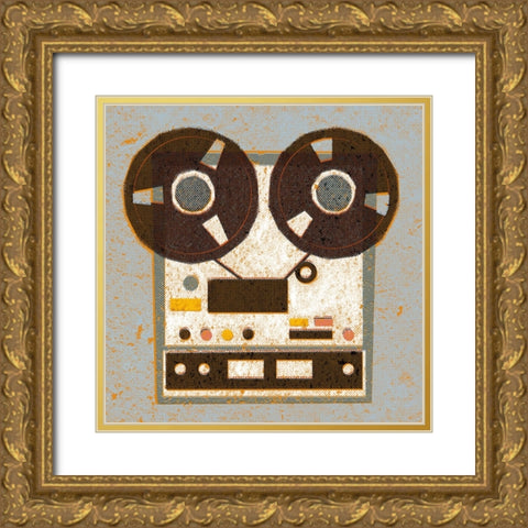 Bygone Beats II Gold Ornate Wood Framed Art Print with Double Matting by Barnes, Victoria