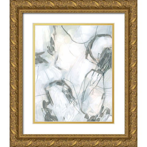 Indirect Object II Gold Ornate Wood Framed Art Print with Double Matting by Vess, June Erica