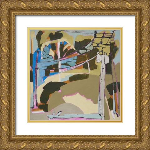 Wires I Gold Ornate Wood Framed Art Print with Double Matting by Ferrell, Erin McGee
