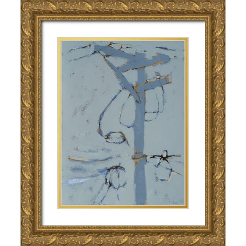 Wires VI Gold Ornate Wood Framed Art Print with Double Matting by Ferrell, Erin McGee