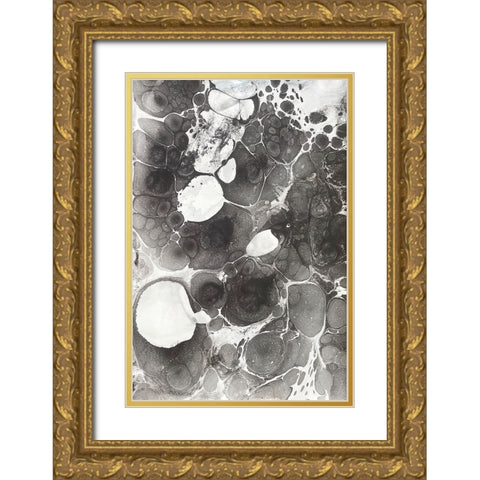 Marbling IV Gold Ornate Wood Framed Art Print with Double Matting by Ferrell, Erin McGee