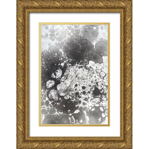 Marbling VI Gold Ornate Wood Framed Art Print with Double Matting by Ferrell, Erin McGee