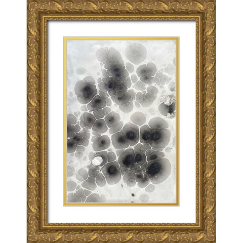 Marbling VIII Gold Ornate Wood Framed Art Print with Double Matting by Ferrell, Erin McGee