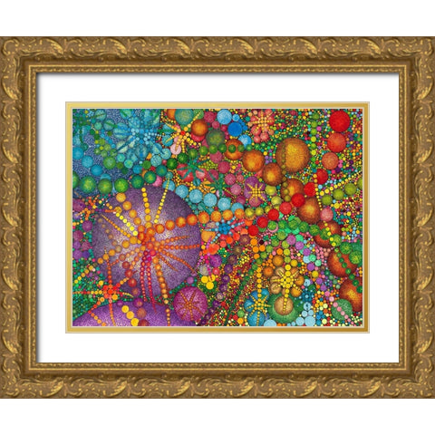 Burst Again Gold Ornate Wood Framed Art Print with Double Matting by Dignan, Lawrie
