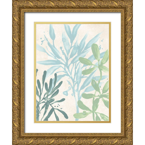 Swaying Seagrass III Gold Ornate Wood Framed Art Print with Double Matting by Vess, June Erica