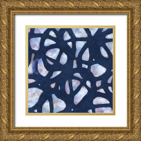 Sky Net I Gold Ornate Wood Framed Art Print with Double Matting by Saunders, Alonzo