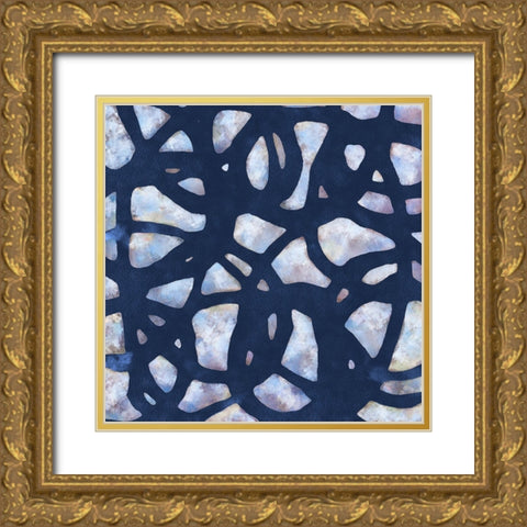 Sky Net II Gold Ornate Wood Framed Art Print with Double Matting by Saunders, Alonzo