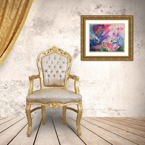 Cherished Gold Ornate Wood Framed Art Print with Double Matting by Fagan, Dorothy