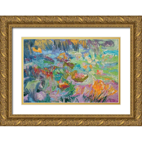 Morning Prayer Gold Ornate Wood Framed Art Print with Double Matting by Fagan, Dorothy