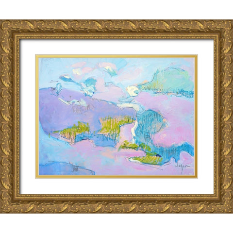 Come to My Window Gold Ornate Wood Framed Art Print with Double Matting by Fagan, Dorothy