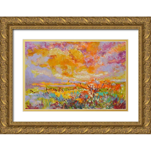 Radiance Remembered Gold Ornate Wood Framed Art Print with Double Matting by Fagan, Dorothy