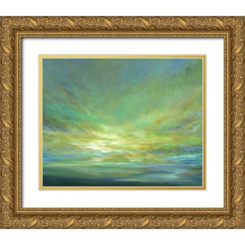 Coastal Views II Gold Ornate Wood Framed Art Print with Double Matting by Finch, Sheila