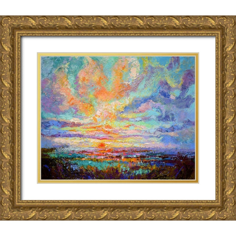 Blessed Eve I Gold Ornate Wood Framed Art Print with Double Matting by Fagan, Dorothy