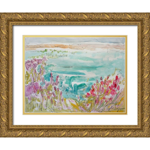 On a Whim-Fly Gold Ornate Wood Framed Art Print with Double Matting by Fagan, Dorothy
