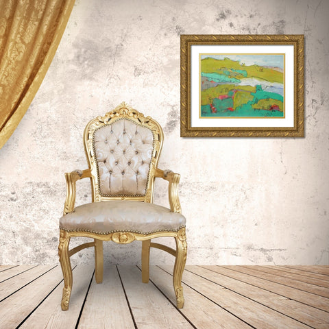 Carry No Secrets Gold Ornate Wood Framed Art Print with Double Matting by Fagan, Dorothy